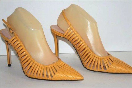 Zara escarpins ouverts cuir - escarpins,