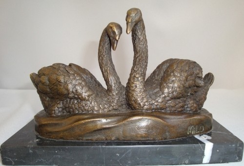 Statue sculpture cygne oiseau - sculpture,