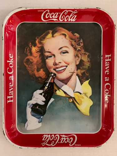 Plateau metal coca - coca, cola