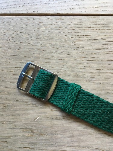 Bracelet montre tressé perlon - bracelet,