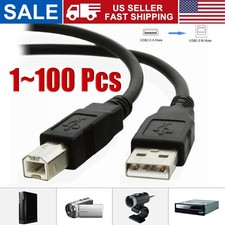 USB 2.0 A TO B High Speed Printer Scanner Premium Cable Cord 1.5m Lot