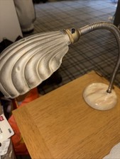 VINTAGE ART DECO GOOSENECK DESK LAMP, 1930 BRITISH MADE, Need  REWIRED Iron Base
