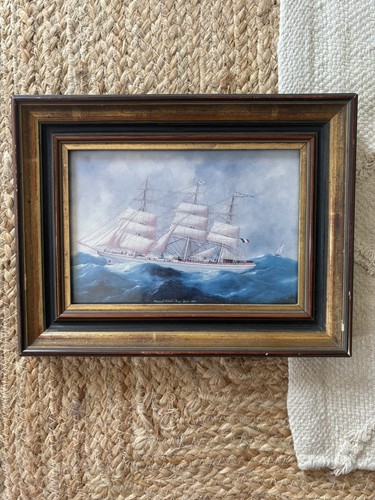 Tableau maritime encadré - , «