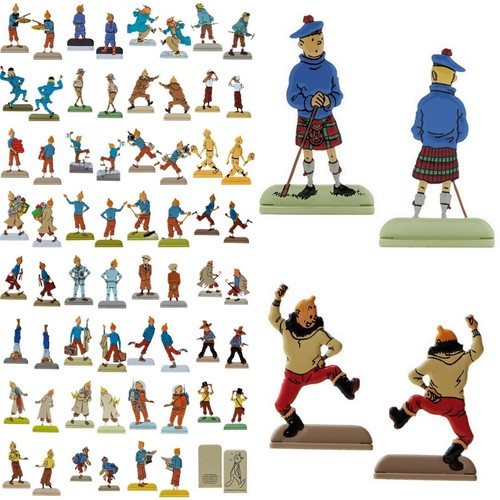 Tintin plat étain - plat, 2d