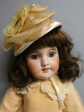 Poupée ancienne: Très jolie SFBJ 60 t4 50 cm yeux bleus fixes émail.