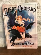 Plaque métal "BIERE CHOPARD"