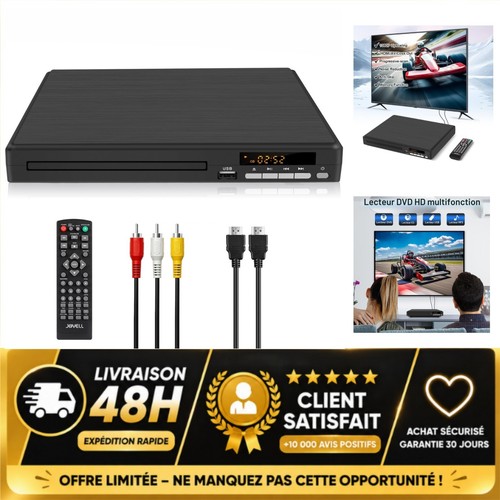 Jovell dvd 198 lecteur - dvd-198,