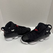 Nike Air Jordan 6 Rings Black Cement High Sneakers Size 6Y BRAND NEW -FZ4186-010