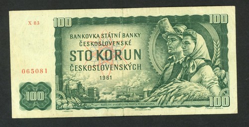Czechoslovakia 100 korun 1961 - korun,