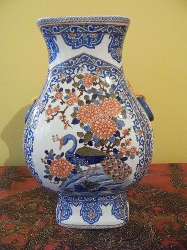 Potiche vase faïence - en, de