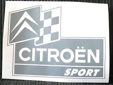 sticker Citroen Sport decal sticker sax cup vts vtr psa 8v 16v c4 c2 c5 c1 ax