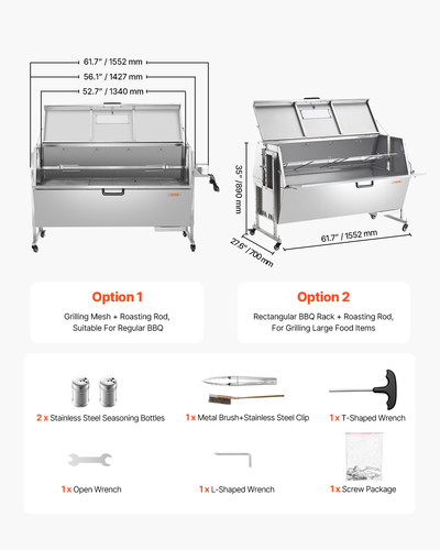 Vevor barbecue cochon - vevor,