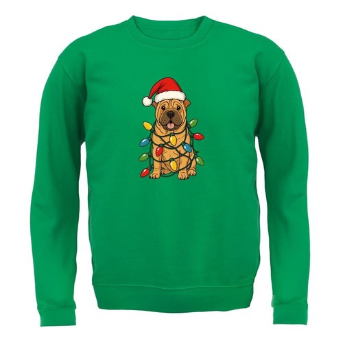 Shar pei noël lumières - lumières,