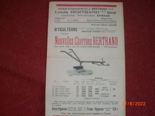 Ancienne petite brochure - petite,