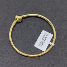Pandora Gold Ball Clasp Bracelet 18cm with dust bag No box