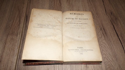 Mémoires madame du - mémoires, de