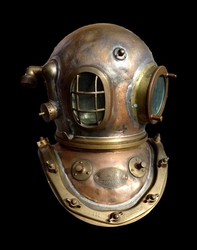 Casque scaphandrier 1945 - casque,