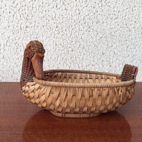 Panier osier canard - , x