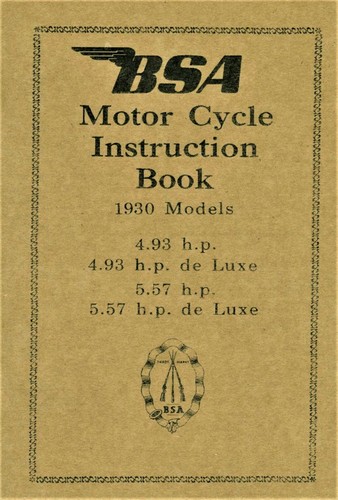 Bsa manuel instruction - bsa, d’instruction