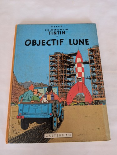 Tintin objectif lune b40 - lune, be