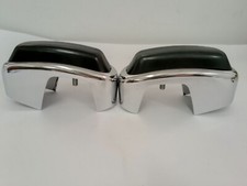 Paire De Rostrums De Pare-chocs Pour NSU Prinz 4 IV Et 1000 En Acier Chromé