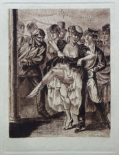 Courbouleix Gravure originale