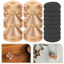  Lot de 4 pieds d'isolation pour enceintes : pieds d'isolation audio,