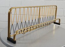 noble porte-manteau mural doré avec 5 crochets et porte-chapeau vintage année...