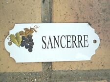 PLAQUE DE CAVE VIN EMAILLEE