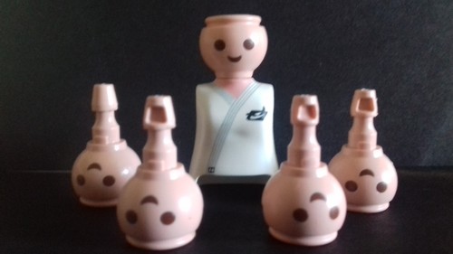 Playmobil lot têtes visage - 5,