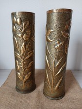 ancien duo  obus vases