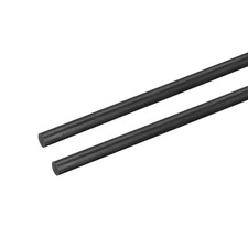 Carbon Fiber Rod 6mm x 300mm for RC Airplane Wing Tube Quadcopter Pack of 2