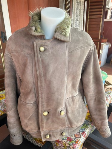 Manteau peau lainée homme - manteau, en