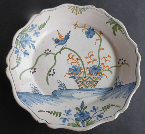 Assiette faience xviii - faience,