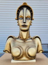 Metropolis Movie Maria Bust 1:1 Scale 2 FT Tall Robot Statue Lifesize Fritz Lang