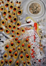 Fille Paon  by Adrian Doni