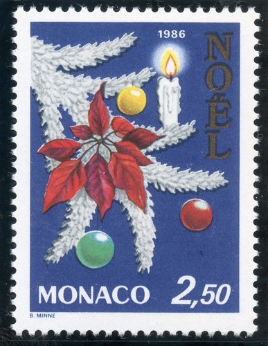 Stamp timbre monaco n - stamp, /