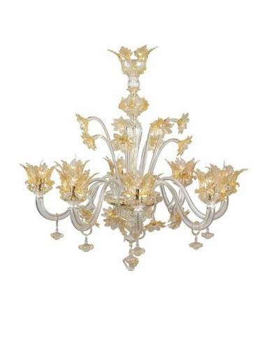 Lustre lumières murano - lustre, de