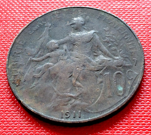Pièce france 10 centimes - ,,