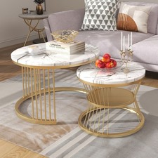 Table basse ronde, ensemble de