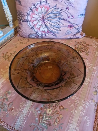 Daum coupe verre fumé - daum,,