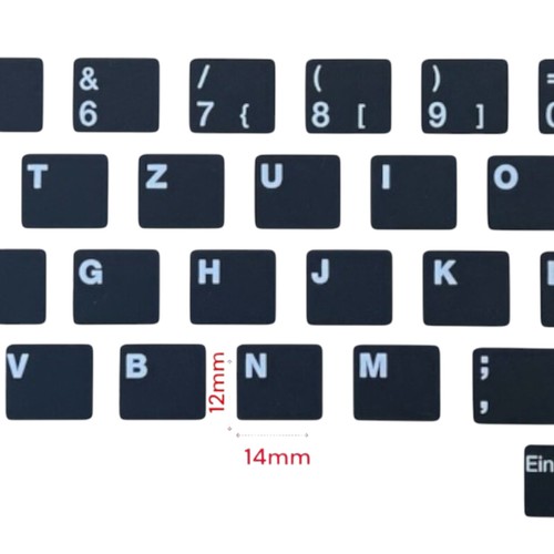 Autocollant clavier allemand