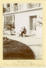 France, Menton, Two children