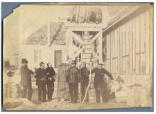 Chez le tonnelier Vintage Albumen Print Albumen Print 12x17 Circa 1880