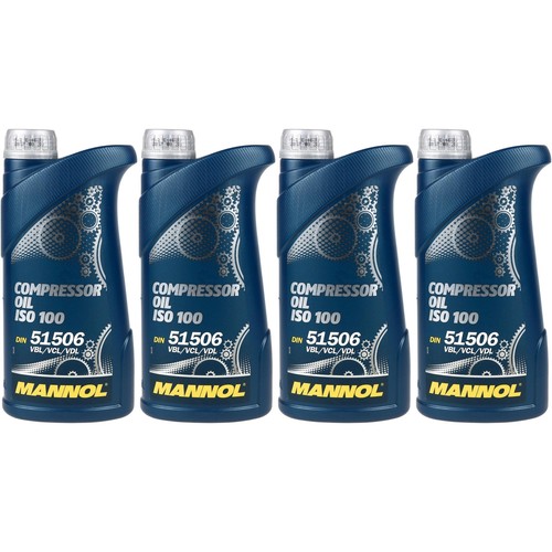 4x1 litre huile compresseur - huile,