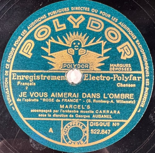 Marcel je vous aimerai - :,