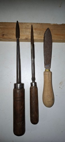 Lot outils grattoirs - de,