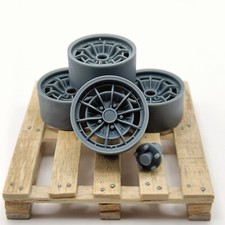 1/24 1/18 Model Car Wheels Lot of 4 (Dino Campagnolo)