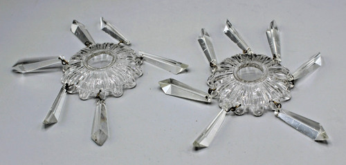 Anciennes bobeches verre - 2, en