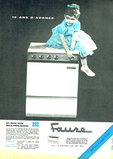 Advertising 25.04 1961 Faure Charcoal Stove 603 604